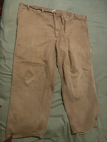 Carhart Dungaree Fit Work Pants Men’s 811 Brown 52 X 30