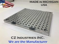8" x 8" x 1/2" MIC 6 Aluminum Fixture / Sacrificial Plate, Mini Pallet,QTY: 1