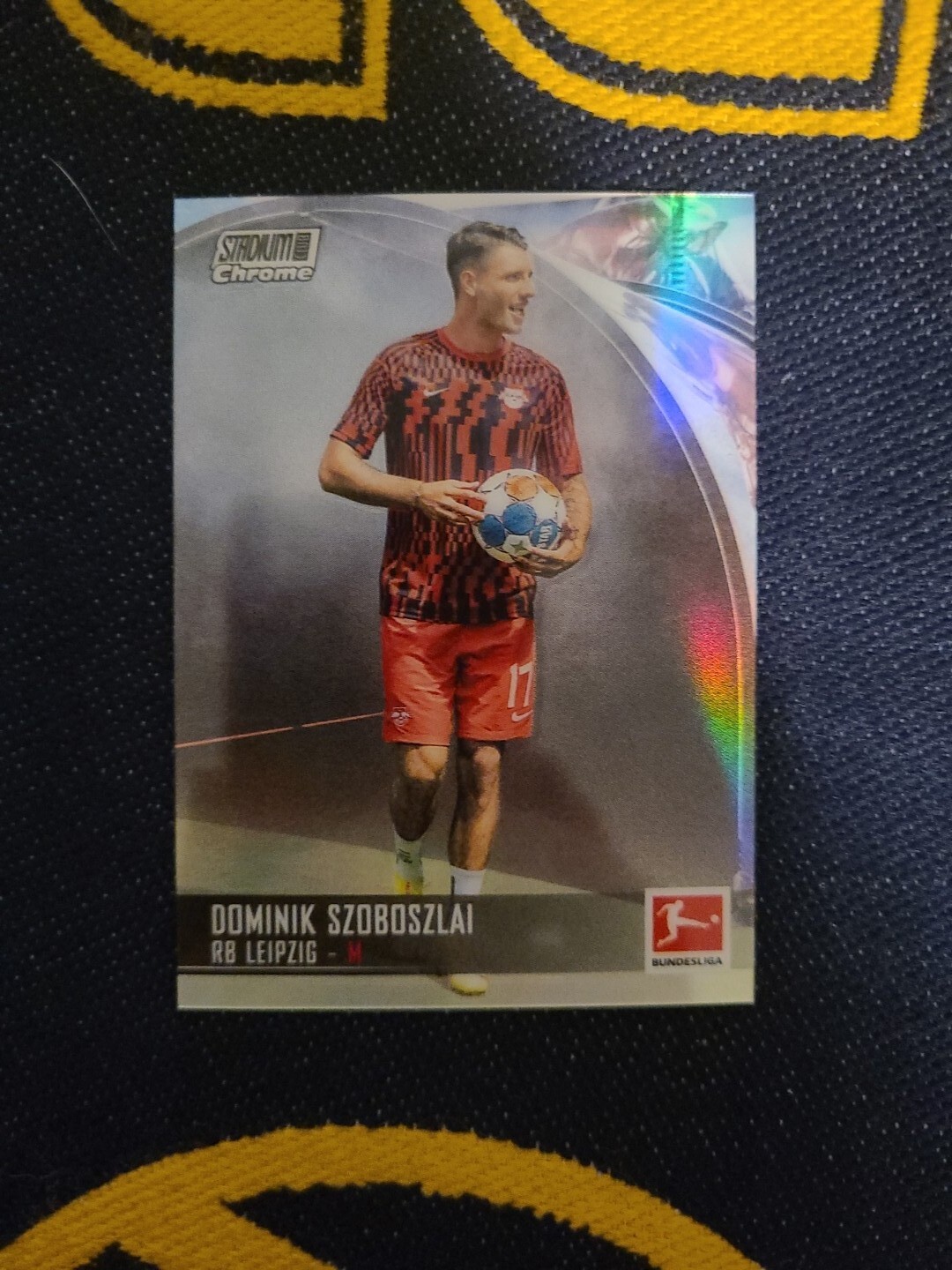 Dominik Szoboszlai Refractor Auto 2022-23 Topps Chrome UEFA Club