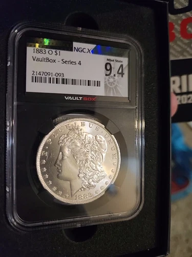 1883-O Morgan Dollar NGCX 9.4 NGC MS64 Vaultbox