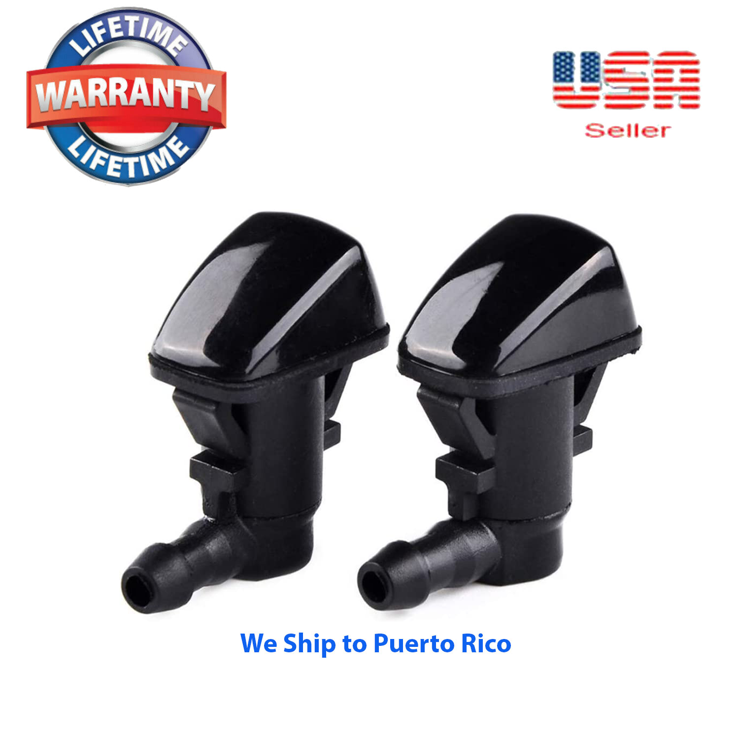 Set 2 Windshield Washer Nozzle Front 55079049AA Fts 0510 Jeep Grand