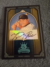 2005 DONRUSS DIAMOND KINGS Miguel Cabrera Black Framed PLATINUM AUTO 1/1