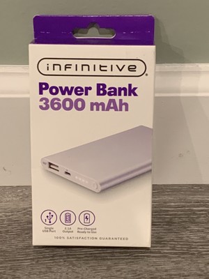 Infinitive Power Bank 3600 mAh- New!!