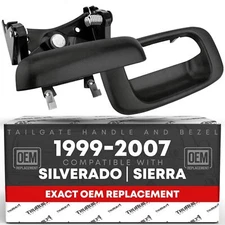 Tailgate Handle Assembly & Bezel - Compatible with 999-2007 Chevrolet Silvera...