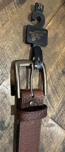 Cintura in pelle di bisonte americano Red Wing taglia 34