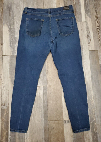 All American Größe 8 Damen Stretch blau Denim Jeans 28 x 25 USA - Bild 2 von 7
