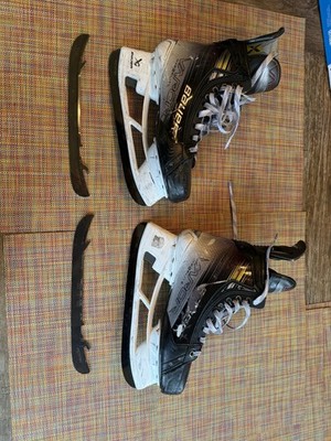 Bauer Vapor Hyperlite Ice Hockey Skates 8.5 Fit 1 Black/White