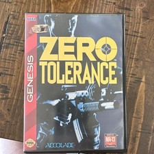 Accolade Zero Tolerance Sega Genesis Manual Included MA-13 1994