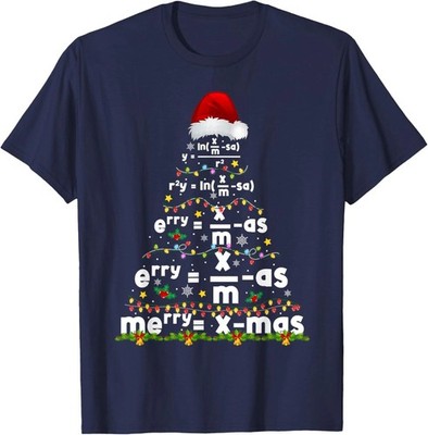 Math Equation Merry Xmas Season Teacher Christmas Unisex T-Shirt