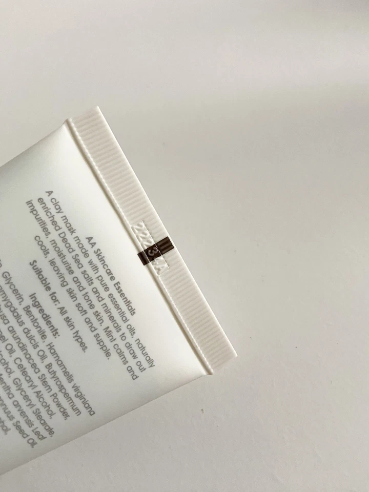 Mint & Dead Sea Salt Deep Cleansing Face Mask 100ml AA Skincare - SEALED FRESH - Image 3 of 4