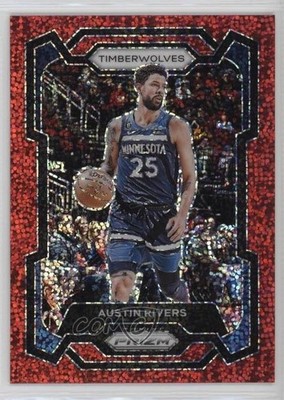 2023-24 Panini Prizm Red Sparkle Prizm Austin Rivers #278 6l7