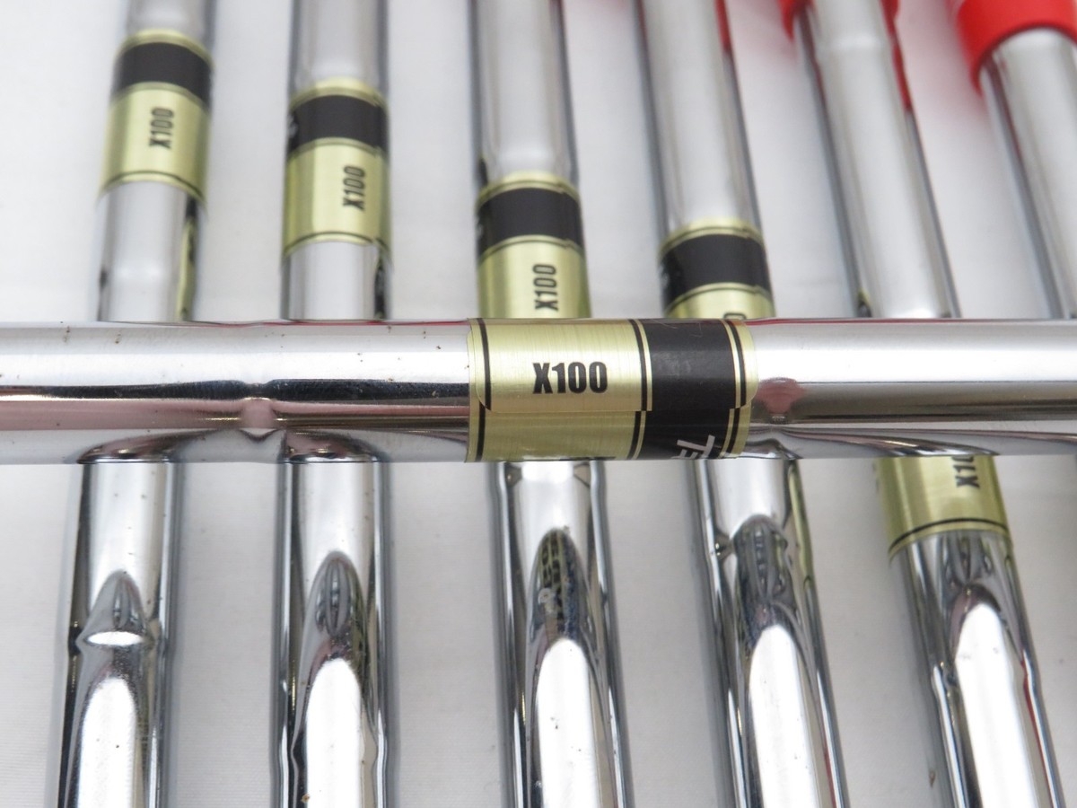 Used LH Ping Blueprint T Black Dot Iron Set 4-PW Dynamic Gold X100