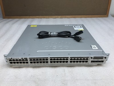 Cisco Catalyst 3850 48 WS-C3850-48T-S V06 48-Port Gb L3 Switch C3850-NM-4-10G