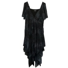 Disturbia Tempest Layered Midi Dress Size 8 Witchy Goth Fairy Whimsigoth Grunge