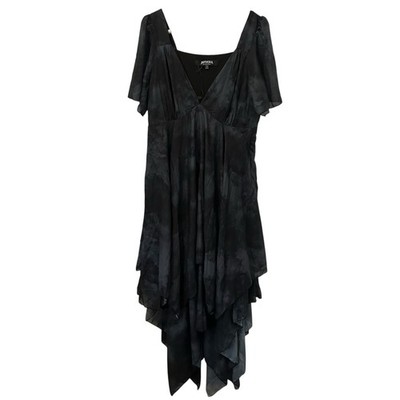 Disturbia Tempest Layered Midi Dress Size 8 Witchy Goth Fairy Whimsigoth Grunge