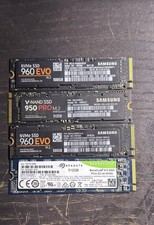 512GB NVMe M.2 SSD, PCIe Gen3 LOT OF 4