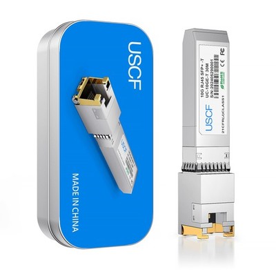 10GBase-T SFP+ to RJ45 Transceiver, 10G RJ45 Copper Module for Cat6a up to 30...