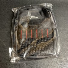 Titleist Golf Valuables Pouch Black Red New