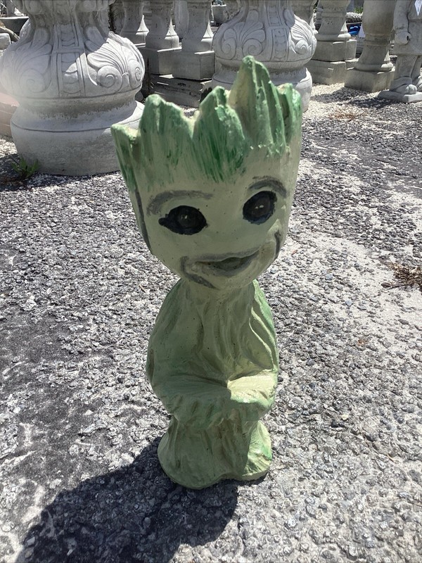 Homemade Latex/fiberglass Mold. Make Concrete Or Plaster 17” Tall Groot. 