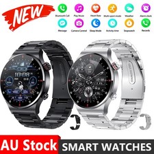 Waterproof Smart Watches For Bluetooth Call Fitness Tracker Heart Rate Monitor