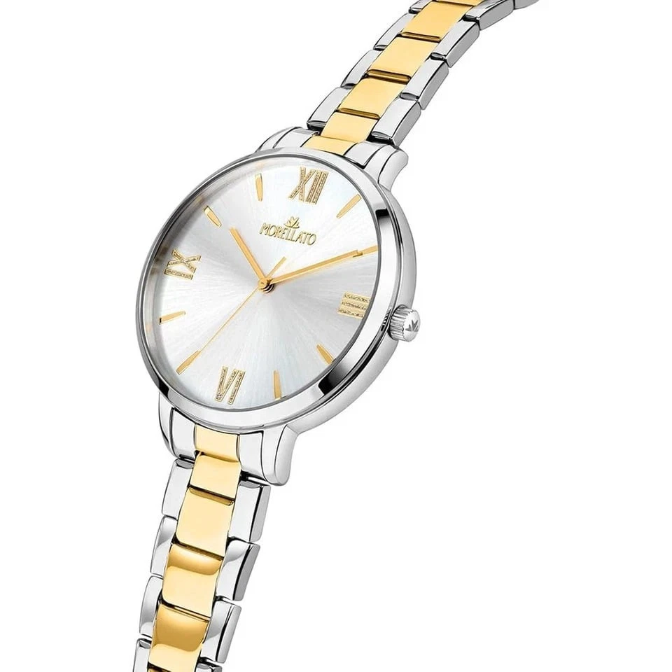 Orologio Donna MORELLATO POETICA R0153172502 Acciaio Bicolor Gold Dorato Bianco - Immagine 2 di 2