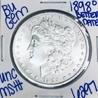 1898 O BU UNCIRCULATED MORGAN SILVER DOLLAR AUTHENTIC U.S.MINT FREESHIPPING 6297