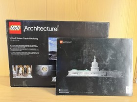 100% Complete | Cleaned & Sorted -LEGO ARCHITECTURE: US Capitol Building (21030)