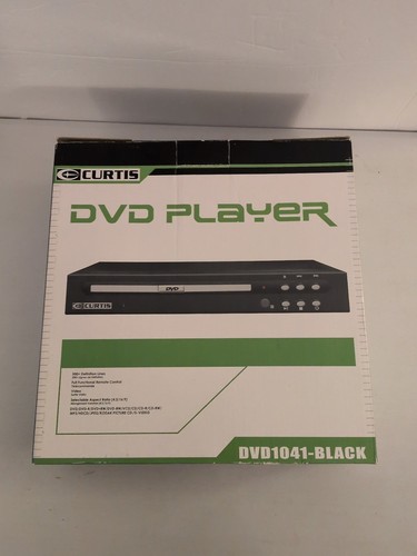 Curtis DVD1041 DVD Player Black New In Open Box With Remote Fast Shipping