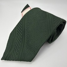 Vintage Wembley Wemlon Green Textured Necktie New With Tags Designer 56&rdquo;x4&rdquo;