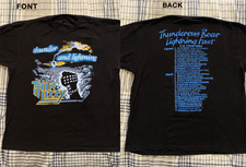 2 Sided THIN LIZZY UK Tour Rock Band Adult T-Shirt S To 2345XL MI162