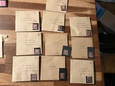 gb 1d red imperf ex dealer identified black mx 10x. N89