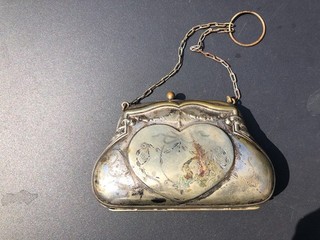 Vintage EPNS silver plated handbag