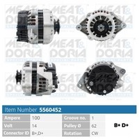 Meat & Doria Generator FüR Opel Astra G Caravan F35_ 1.7 TD F48_ F08_ F69_