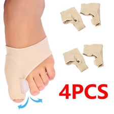 4Pcs Foot Pain Relief Hallux Valgus Big Toe Bunion Splint Straightener Corrector
