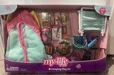 My Life As Camping Play Set for 18 Dolls 40 Pieces New In Box See Photos