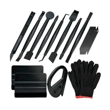 Umaki Automotive Vinyl Wraps Tools Tint Film Kit with 2 Pairs Vinyl Wrap Glov...