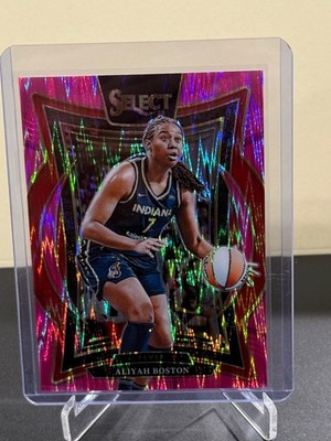 2025 Panini Select WNBA #64 Aliyah Boston Pink
