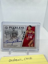 Lenny Wilkens 2019 National Treasures Peerless Signatures On Card Auto 69/99