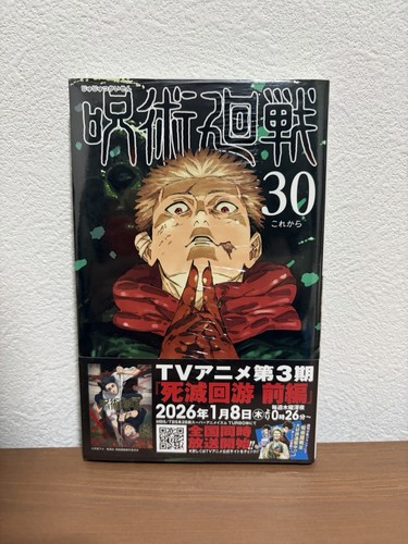 Jujutsu Kaisen Volume 30 Vol.30 Newly Issue JUMP Comic Manga Japanese Japan NEW