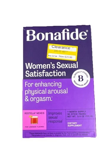 Bonafide Ristela Women Supplement Mixes 30 Pack Pink Lemonade Ex6/27