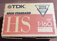 TDK HIGH STANDARD VHS T-160 QTY 10