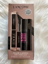 Lancome Paris Glam Lashes On The Go 3 travel size products brand new 