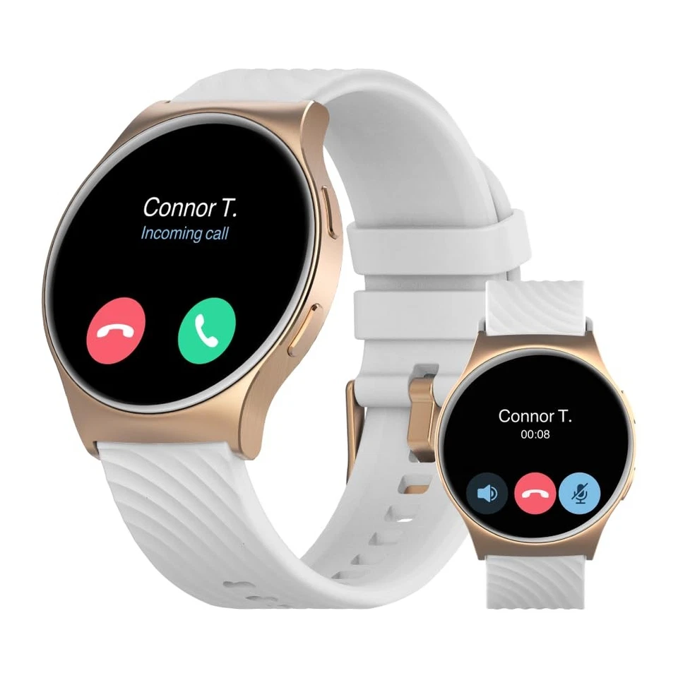 Reloj inteligente Motorola Moto Watch 120 1.43" AMOLED Bluetooth AI, oro rosa Foto 4 de 4