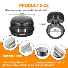 Gas Stove Knob Covers   Heat-Resistant Baby Proof Stove Knob Covers, Universa...