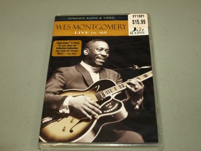 Wes Montgomery: Live In '65 (DVD, 2007) Jazz Icons   RARE    NEW