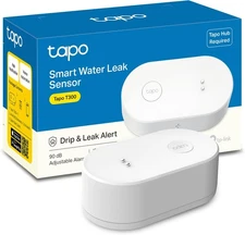 TP-Link Tapo Smart Water Leak Detector, Requires Hub, White 