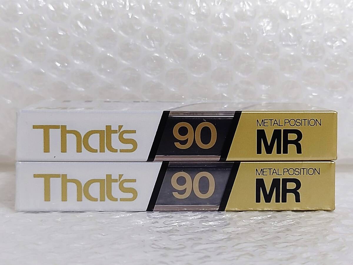 Taiyo Yuden That's MR 90 x 2 pieces METAL POSITION TYPE Ⅳ Cassette tape
