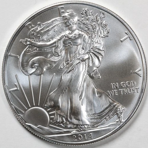 2014 American Silver Eagle #2 (BU) in a Capsule - PRISTINE - ORIGINAL OWNER!