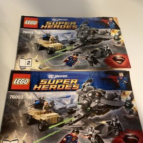 LEGO DC 76003 Superman Battle of Smallville SHIP Incomplete Set