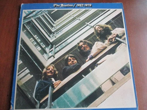 The Beatles 1967-1970 SKBO 3404 Vinyl 2 LP Record Set 1973 Capitol NM